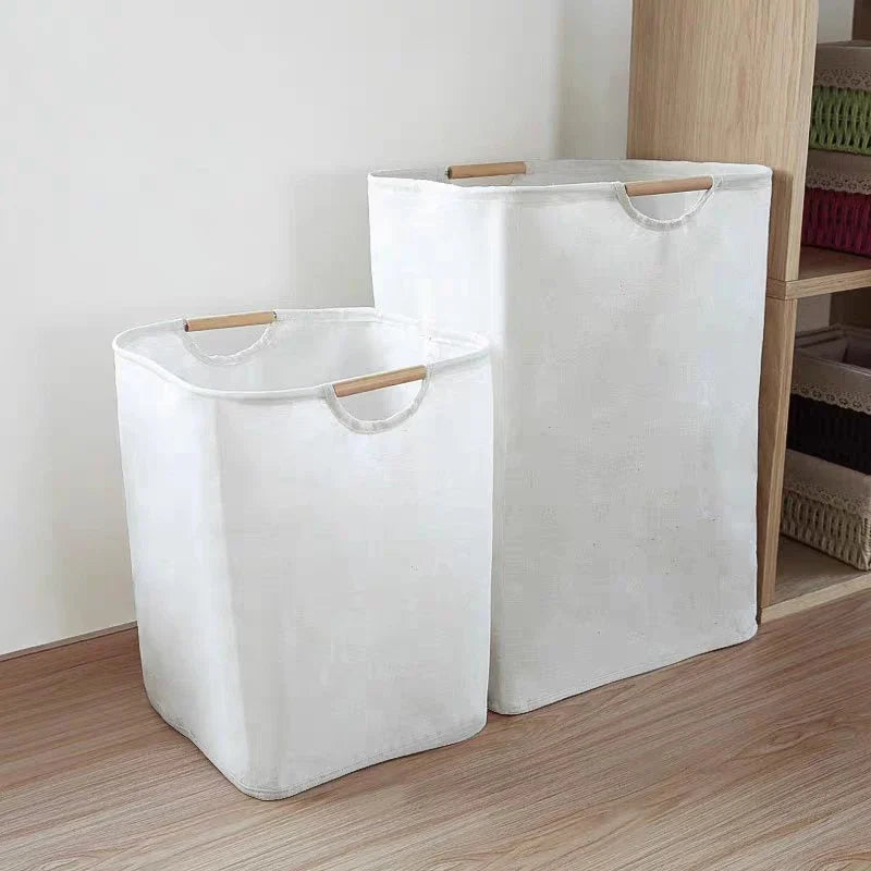Cesta de lavandería plegable, almacenamiento de ropa sucia de gran capacidad, cesta de almacenamiento de ropa sucia con asa, accesorios de baño