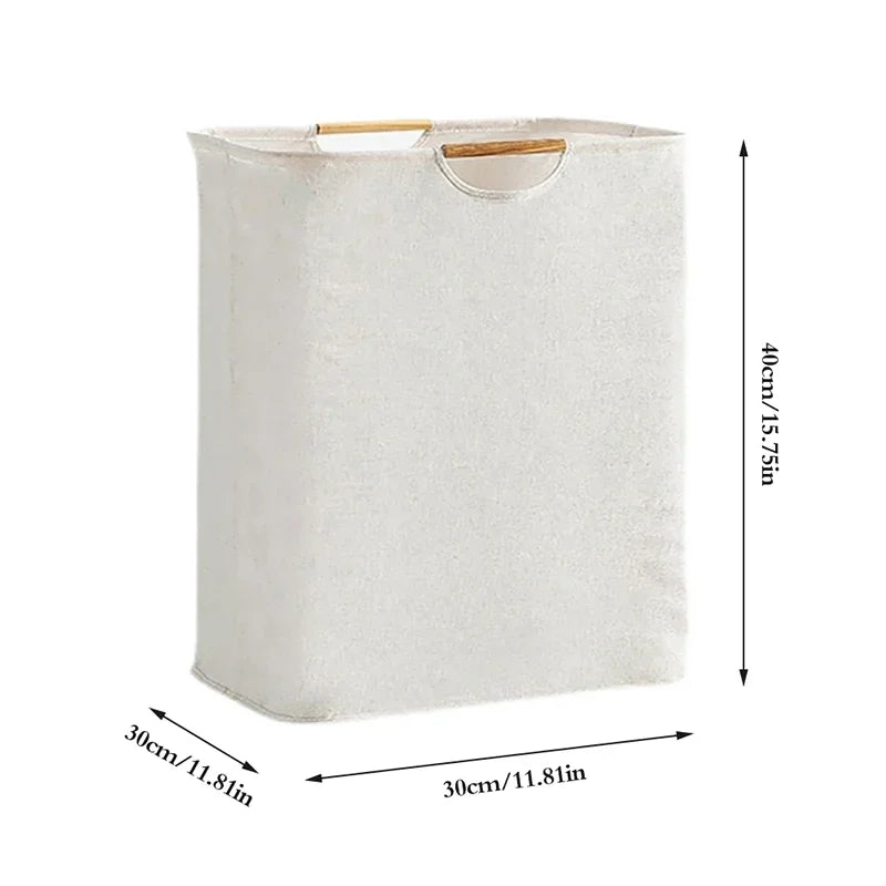 Cesta de lavandería plegable, almacenamiento de ropa sucia de gran capacidad, cesta de almacenamiento de ropa sucia con asa, accesorios de baño