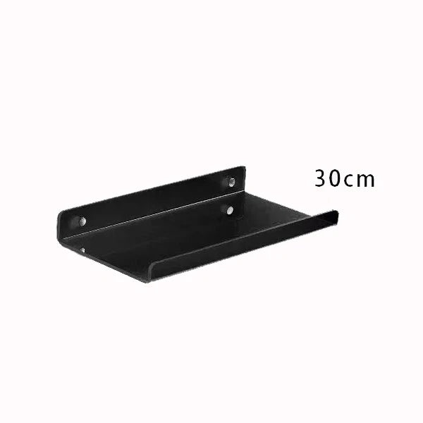 Estante acrílico para almacenamiento de pared, estanterías flotantes, organizador de estante de exhibición para baño, dormitorio, sala de estar, cocina, decoración de habitación