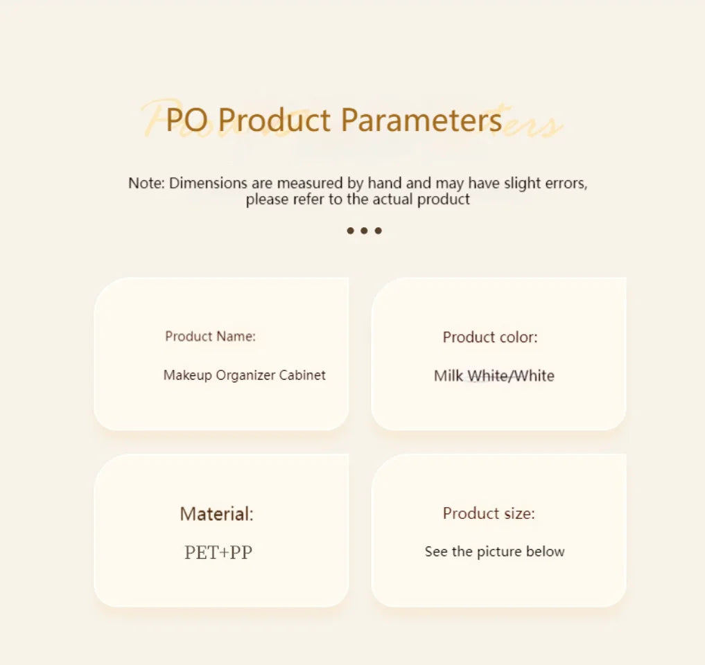 Organizador de maquillaje a prueba de polvo, almacenamiento de pintalabios de lujo, doble puerta, varios pisos, organización de baño de cosméticos transparente