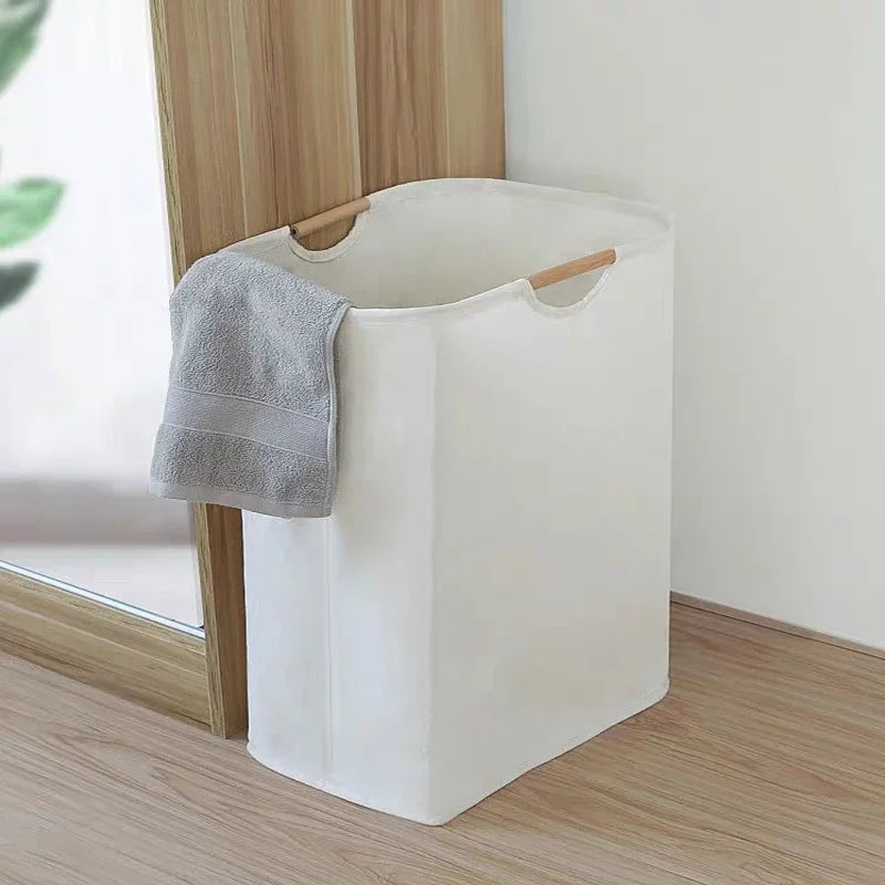Cesta de lavandería plegable, almacenamiento de ropa sucia de gran capacidad, cesta de almacenamiento de ropa sucia con asa, accesorios de baño