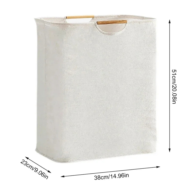 Cesta de lavandería plegable, almacenamiento de ropa sucia de gran capacidad, cesta de almacenamiento de ropa sucia con asa, accesorios de baño
