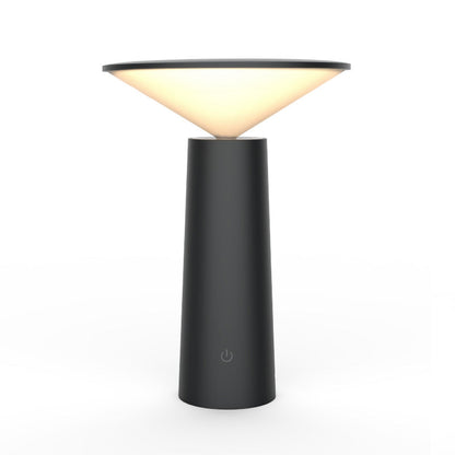 Rotating Lamp Head Three-color Light Charging Touch