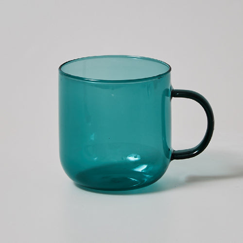 Heat Resistant Glass Colorful Coffee Glasses With Handle Household