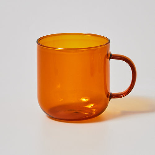 Heat Resistant Glass Colorful Coffee Glasses With Handle Household