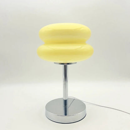 Glass Mushroom Girl Home Table Lamp Room Decoration Bedside Night