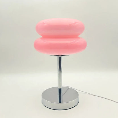 Glass Mushroom Girl Home Table Lamp Room Decoration Bedside Night