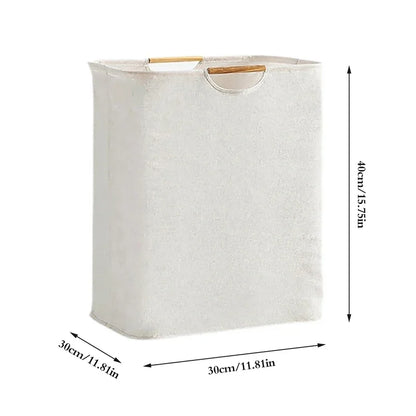 Cesta de lavandería plegable, almacenamiento de ropa sucia de gran capacidad, cesta de almacenamiento de ropa sucia con asa, accesorios de baño