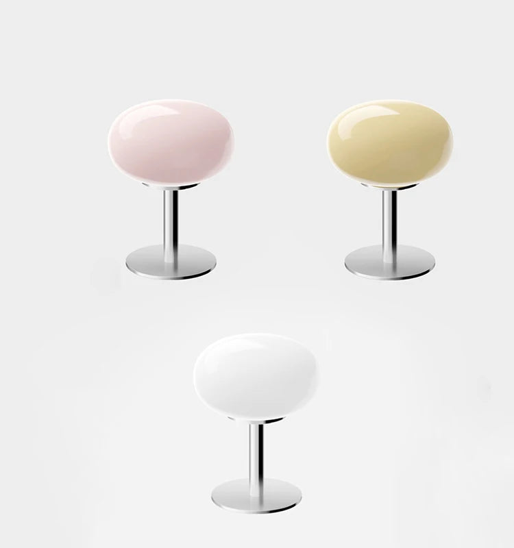 Lámpara de mesa de cristal Macaron, atenuación tricromática, lámparas de ambiente para sala de estar, protección ocular, luz nocturna, decoración para dormitorio de niña