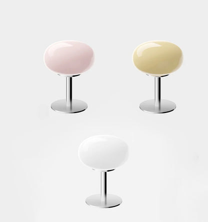 Lámpara de mesa de cristal Macaron, atenuación tricromática, lámparas de ambiente para sala de estar, protección ocular, luz nocturna, decoración para dormitorio de niña