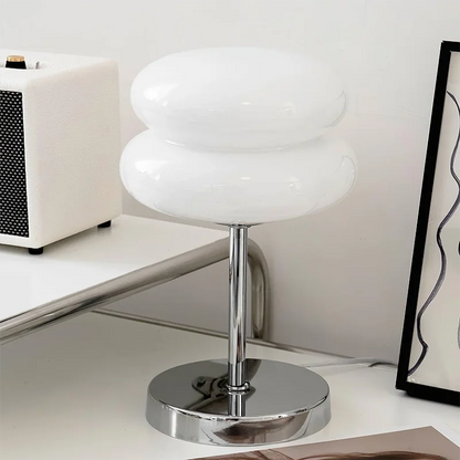 Glass Mushroom Girl Home Table Lamp Room Decoration Bedside Night