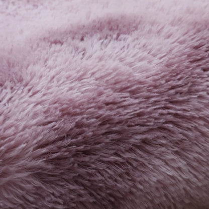 Alfombra blanca y esponjosa para sala de estar, alfombrillas grandes para decoración del hogar, antideslizantes y gruesas, para habitación de niños y niñas, color rosa