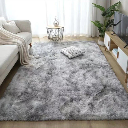 Alfombra blanca y esponjosa para sala de estar, alfombrillas grandes para decoración del hogar, antideslizantes y gruesas, para habitación de niños y niñas, color rosa