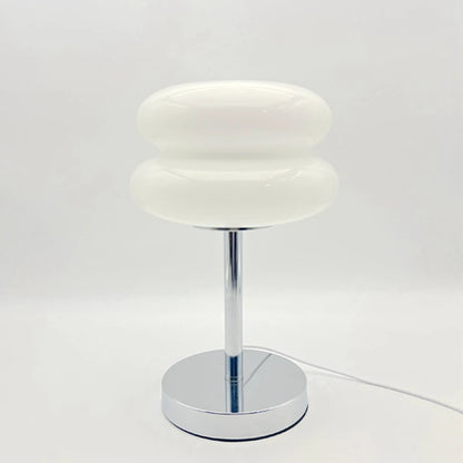 Glass Mushroom Girl Home Table Lamp Room Decoration Bedside Night