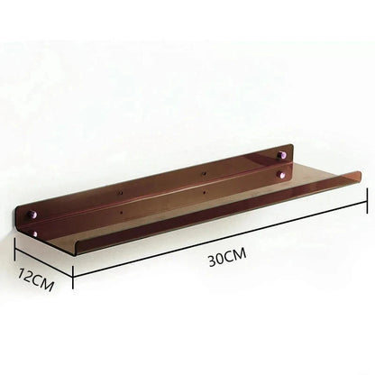 Estante acrílico para almacenamiento de pared, estanterías flotantes, organizador de estante de exhibición para baño, dormitorio, sala de estar, cocina, decoración de habitación