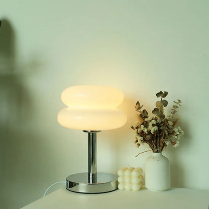 Lámpara de mesa de cristal Macaron, atenuación tricromática, lámparas de ambiente para sala de estar, protección ocular, luz nocturna, decoración para dormitorio de niña