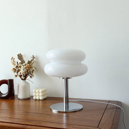 Lámpara de mesa de cristal Macaron, atenuación tricromática, lámparas de ambiente para sala de estar, protección ocular, luz nocturna, decoración para dormitorio de niña