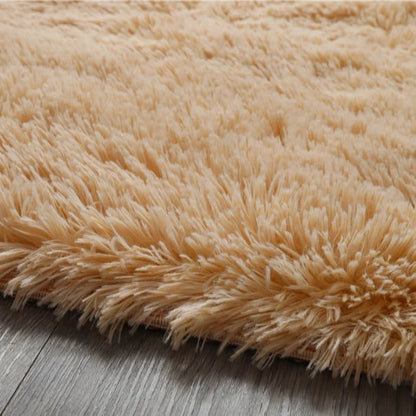 Alfombra blanca y esponjosa para sala de estar, alfombrillas grandes para decoración del hogar, antideslizantes y gruesas, para habitación de niños y niñas, color rosa