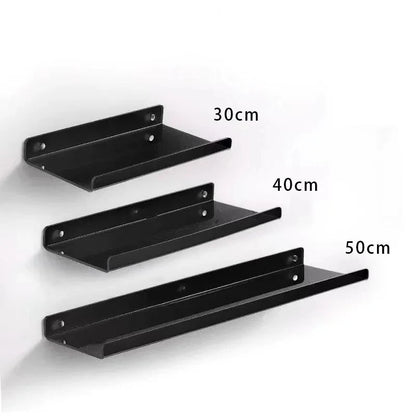 Estante acrílico para almacenamiento de pared, estanterías flotantes, organizador de estante de exhibición para baño, dormitorio, sala de estar, cocina, decoración de habitación